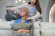 © ronnachaipark - A cancer patient receiving compassionate care and emotional support from a loved one, finding hope and comfort in a moment of embrace during treatment and recovery