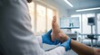 © Sugar Love Love - Doctor examining patient foot in medical clinic