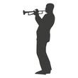 © Vexels - Trumpet musician silhouette