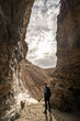 © kellyvandellen - Woman Stand At The Edge Of The Upper Burro Pouroff In Big Bend