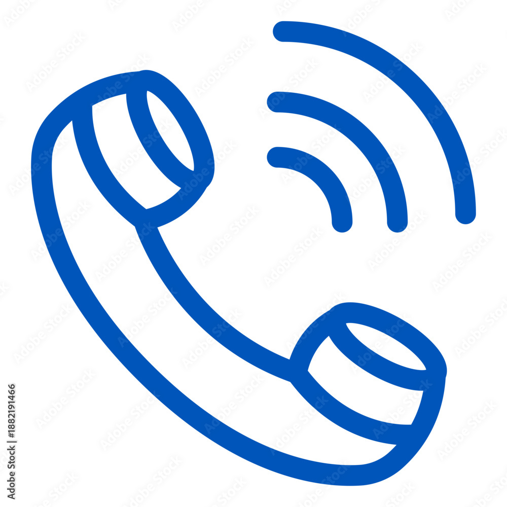 Call stroke icon