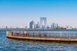 © Govan - Skyline scenery of the boardwalk along Jinji Lake in Suzhou, Jiangsu Province, China