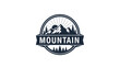 © hafis - Mountain Biking Adventure Emblem Logo Design.