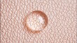 © Sergei - Close-up macro view of a clear droplet balancing on finely textured human skin, ideal for illustrating hydration, dermatology, skincare products, and scientific concepts.
