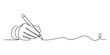 © Digital Illustration - Minimalist single line art drawing of a hand holding a pen writing on a white background Vector, illustration