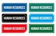 © Mateus - Human Resources Door Sign Illustration Printable Door Signs for HR departments