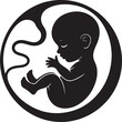 © Ranaart - Fetus Icon Isolated on transparent Background