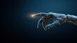 © OTaone - Futuristic robotic hand reaching out with glowing energy on a dark background, symbolizing technology, innovation, and human-machine interaction.