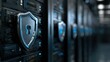 © Tanu - Data storage center in operation with security measures in place, showcasing technology and protection methods used for data safety