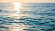 © Agnes - Sunlit ocean rippled water surface reflecting light calm sea horizon visible