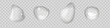 © luda - Water rain drops or steam shower isolated on transparent background. Realistic pure droplets condensed. Vector clear vapor water bubbles on window glass surface for your design.
