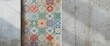 © The 2R Artificiality - Decorative ceramic wall tiles featuring abstract colorful designs with damask and floral motifs
