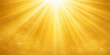 © nur - An abstract golden sunburst background featuring bright orange rays and a warm summer glow in a vibrant vector illustration of sunlight exploding across a sunny yellow sky