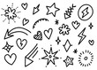 © Ripon islam rana - Whimsical collection of hand-drawn symbols and shapes Vector
