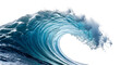 © arif - A large blue ocean wave crashing isolated on transparent background