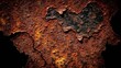 © DailyStock Assets - Rusty metal surface with peeling texture and orange hue in close-up view