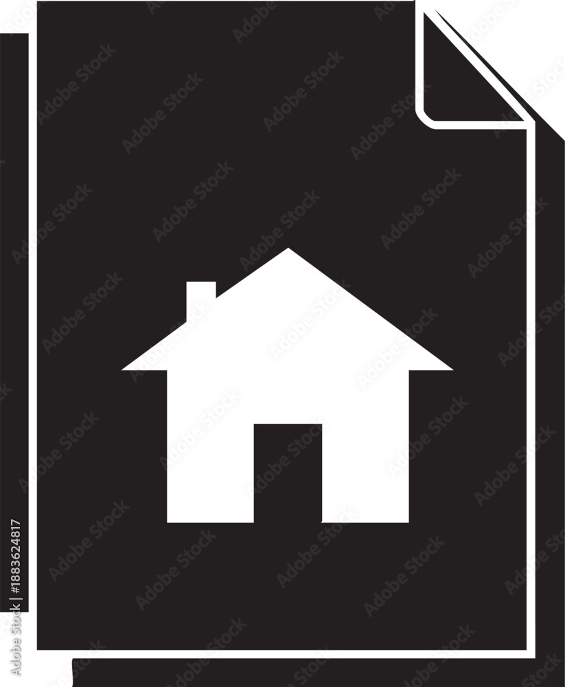 Simple House Icon Design Stock Vector | Adobe Stock