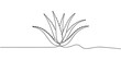 © Sahor - Aloe vera plant sketch, simple vector illustration, background, label design. One continuous line drawing art illustration with lettering organic aloe vera, One single line drawing of healthy organic