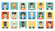 © Widia - Diverse Group of People Avatars Representing Different Individuals.