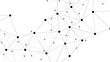 © Sanatçi - Seamless 3d geometric pattern vector illustration featuring a blue network connection structure with circle shapes and lines for a modern business technology web communication background design