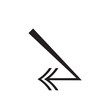 © muhammad - Vector swipe arrows. Arrow vector icon. Arrows collection. Arrows big black set icons, arrow icon, modern simple arrows.