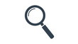 © Apolobay - Magnifying glass icon for search and discovery.