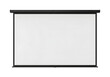 © Samoresh - A blank projector screen, presentation board or white movie display mockup isolated on a white or transparent background