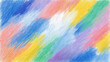 © Ps_Studio21 - Abstract crayon background gentle tone soft pastel texture colorful diagonal stroke playful childlike art dreamy mood nursery wall decor