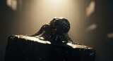 Alien creature with tentacles, dark and unsettling, sci-fi horror
