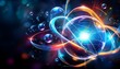 © Amber - celebrate world science day with a vibrant glowing abstract banner showcasing innovation and discovery perfect for educational and scientific promotions