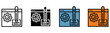 © MOHAMMADSHARIFUL - Website development, content editing, and platform configuration process icon