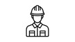© Sameer Talib - Vector Illustration of a Construction Worker Wearing a Hard Hat