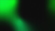© Kateryna - Green abstract noise texture with grainy background, vibrant glowing color gradient shape, black backdrop for dark banner poster header cover design