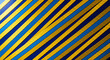 © Doley Design - Abstract diagonal stripes of blue and gold with textured dots pattern background