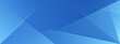 © mukhamad - Modern Abstract Blue Geometric Shapes and Lines Banner Background Design with Subtle Gradient