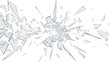© Nithashi - Shattered glass fragments exploding in all directions