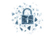 © Gustav - Shattered security padlock symbolizing protection vulnerabilities and breaches