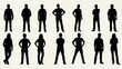 © AAN - Collection of diverse human silhouettes standing in various poses.