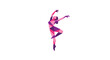 © atha_lintar - Geometric ballerina figure