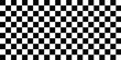 © AYA - Black and white checkered pattern, Checkerboard seamless pattern
