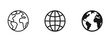 © Vlad - Globe icon set. Globe Icon vector illustration, Go to web symbol icon, www symbol, Web icon, website, homepage icon set, earth clip art, globe symbol. Vector Illustration