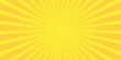 © ANAK - Orange Sunburst Pattern with yellow Background. Rays. Radial. Summer Banner. Exploding star burst texture japanese radius cartoon pattern abstract eps editable vector