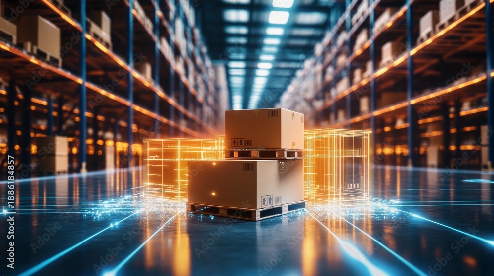 Digital tracking system enhances inventory management in warehouse with ...