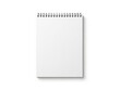 © Oll - Blank spiral notebook on white background