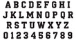 © Vision by Alamin - Varsity font vector alphabet, collegiate lettering set, bold athletic typography, sports logos, team apparel prints, school emblems, retro design projects, vector letters, creative graphic elements