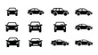 © BlanxaStudio - Modern Black Filled Car Vector Icon Set – 12 Minimal Automotive Symbols
