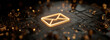 © Ramses - Glowing Digital Envelope Icon on Futuristic Circuit Board Representing Secure Email Communication, Digital Messaging Systems, Data Privacy, and Modern Information Technology Concept