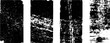 © smth.design - Set of four black and white grunge texture backgrounds with distressed and scratched surface designs