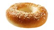 © Anastasiia - a sesame seed bagel Concept Sesame Seed Bagel, Bakery Fresh, Breakfast Favorite, Toasted Crunch, Chewy Center