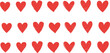 © Sumon Creative - Hand drawn red heart icons set in different styles, love symbols collection vector illustration for Valentine designs